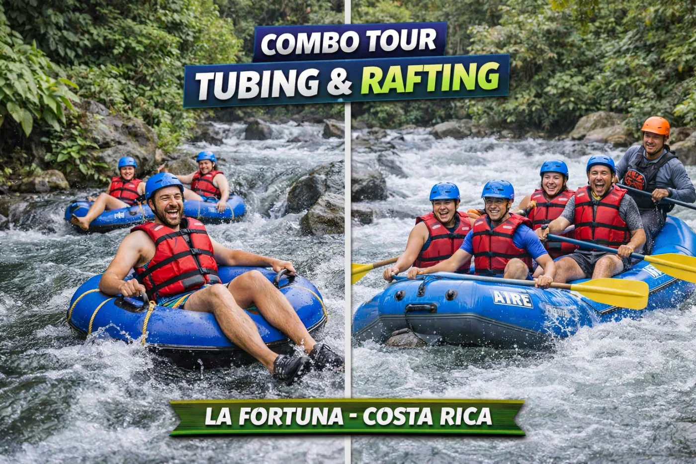 COMBO: TUBING + RAFTING