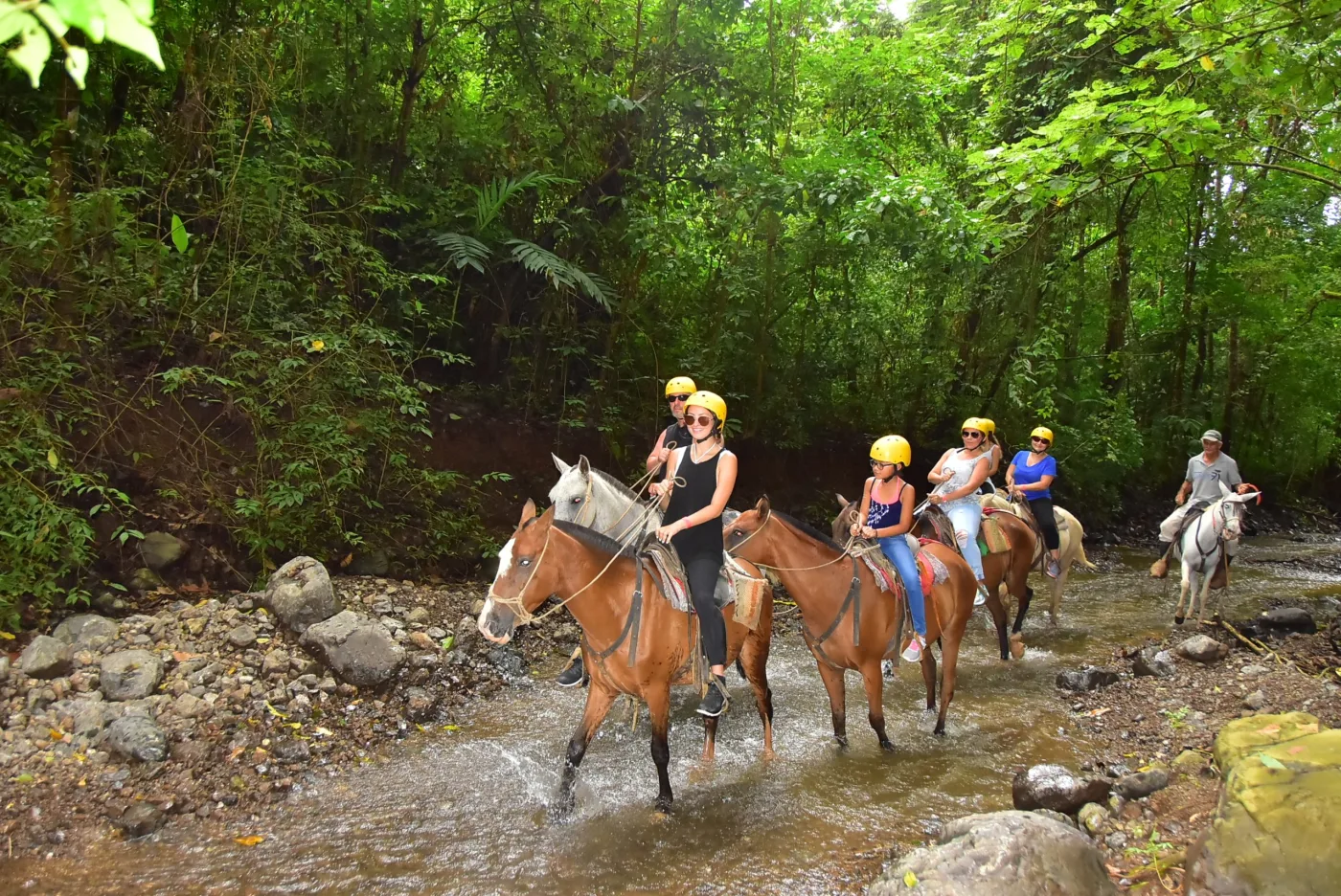 HORSEBACK RIDING TO THE WATERFALL