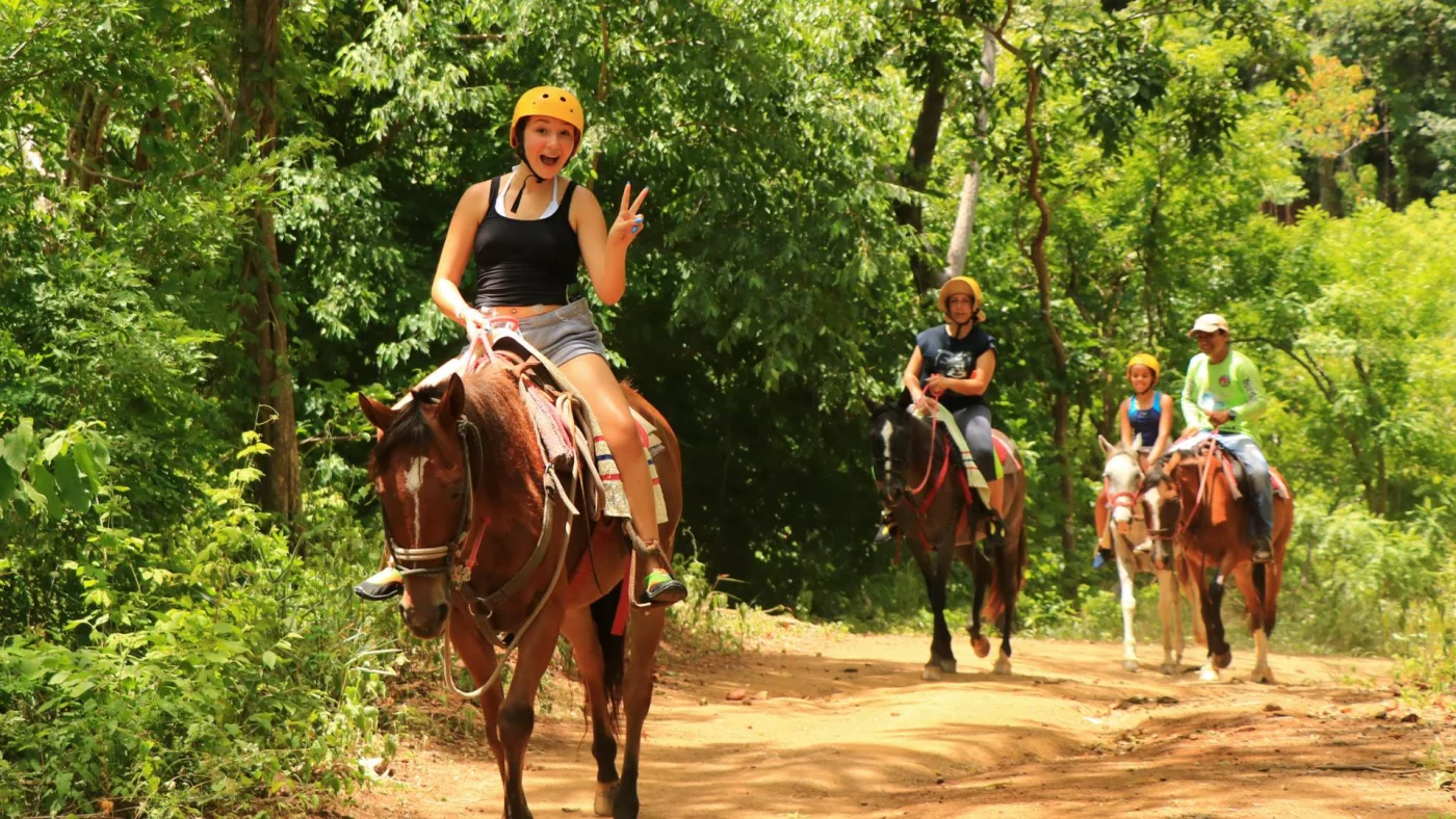 HORSEBACK RIDING TO THE WATERFALL